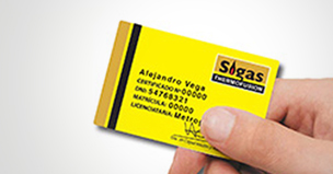 Nueva credencial SIGAS THERMOFUSIÓN