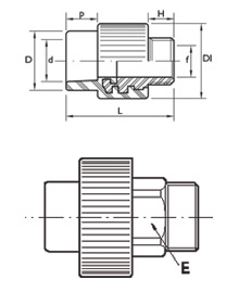 Esquema Tubo machoº