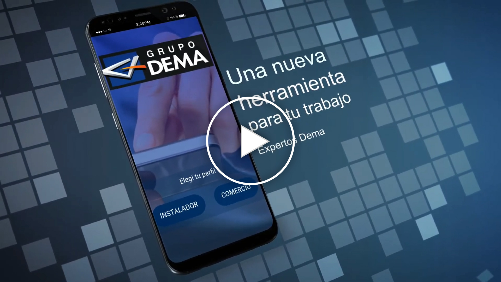 APP PARA INSTALADORES "EXPERTOS DEMA"